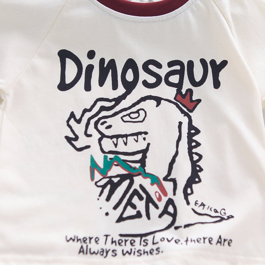 Maroon Dinoo Short Set