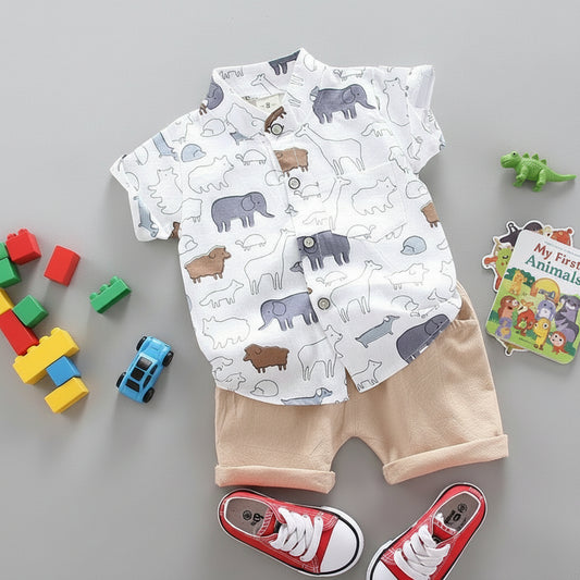 White Little Zoo Set
