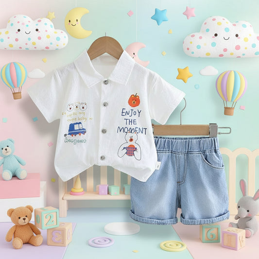 White Jaami Short Set