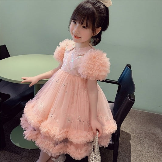 Peachy Pearl Luxe Dress