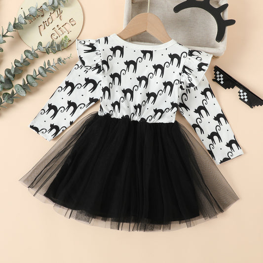 Meow! Girls Cat Dress