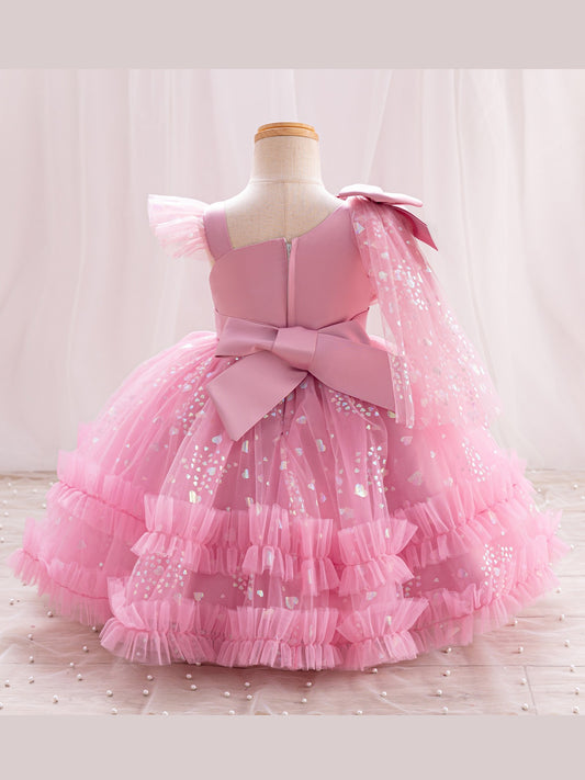 Pink Twirl Glam Dress