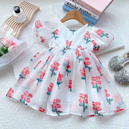 White Rose Pearl Frock