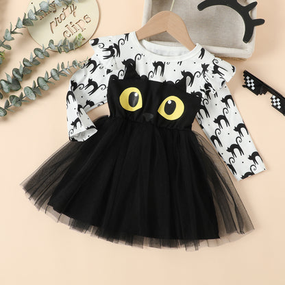 Meow! Girls Cat Dress