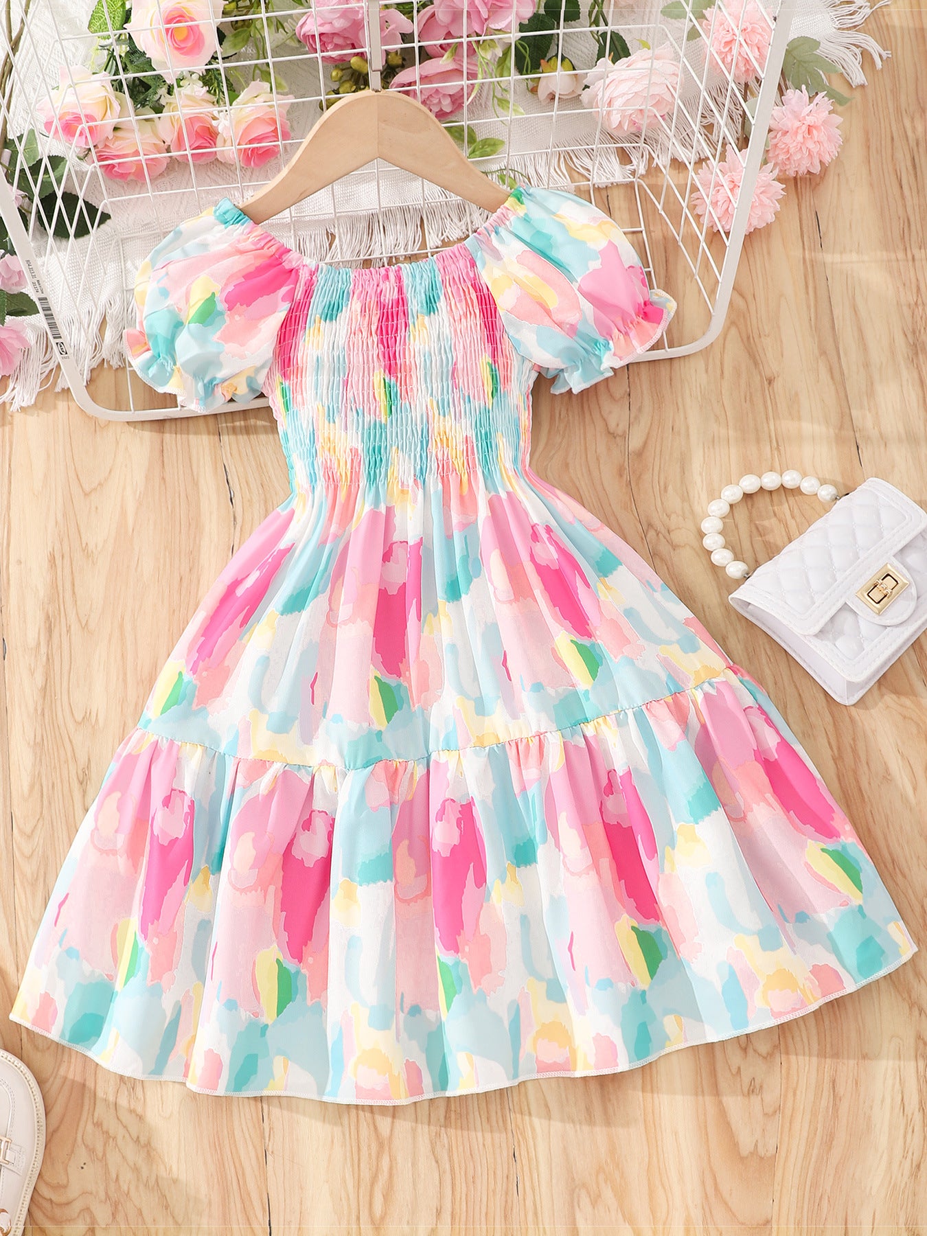 Color Splash Multicolor Dress