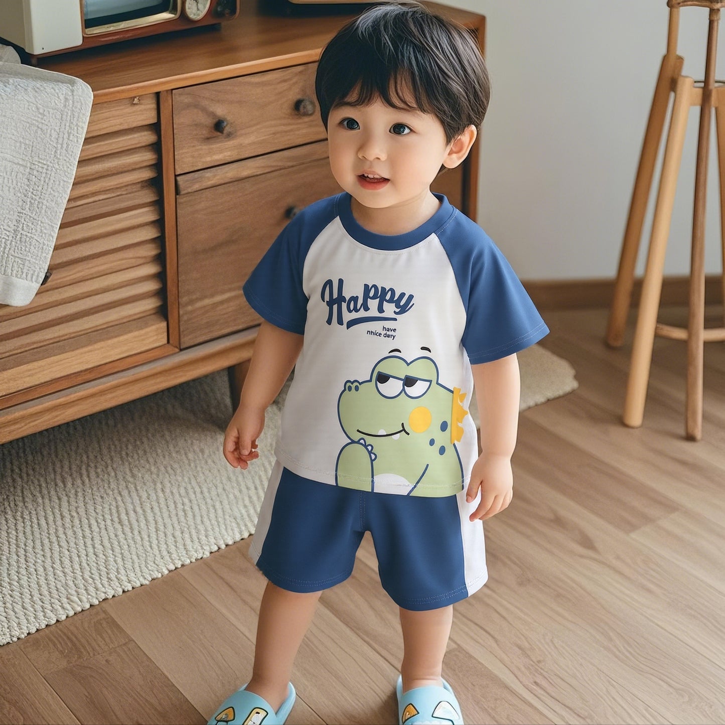 Happy Baby Outfit Combo - Blue