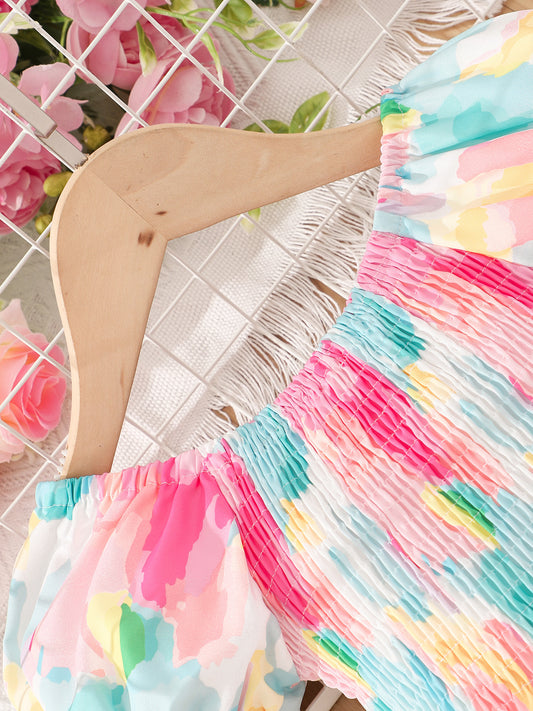 Color Splash Multicolor Dress