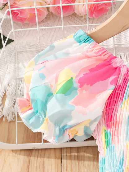 Color Splash Multicolor Dress