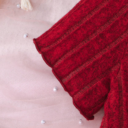 Classic Red Dress Set