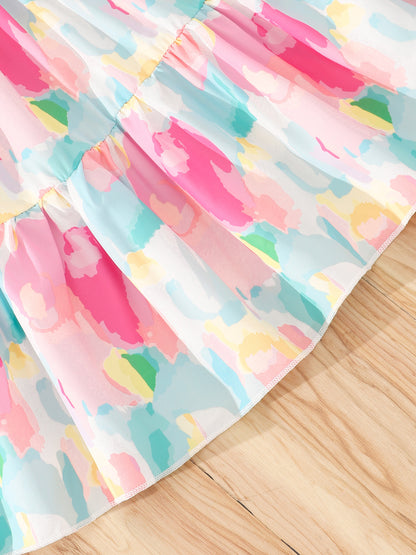 Color Splash Multicolor Dress