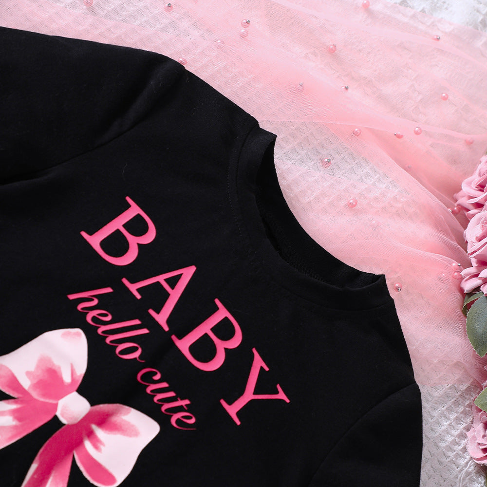 Cute Baby Skirt & Top Set