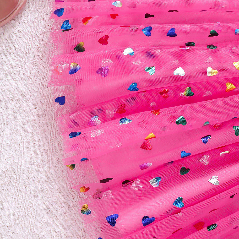 Designer Pink Butterfly Party Dress