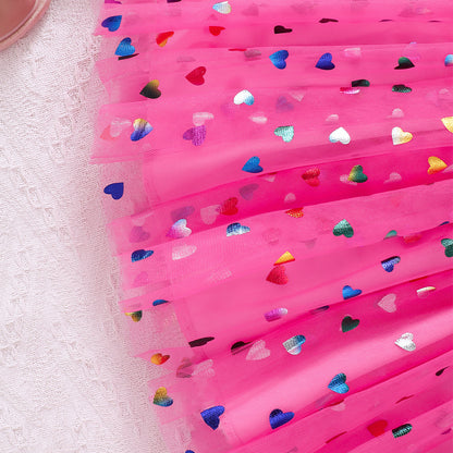 Designer Pink Butterfly Party Dress