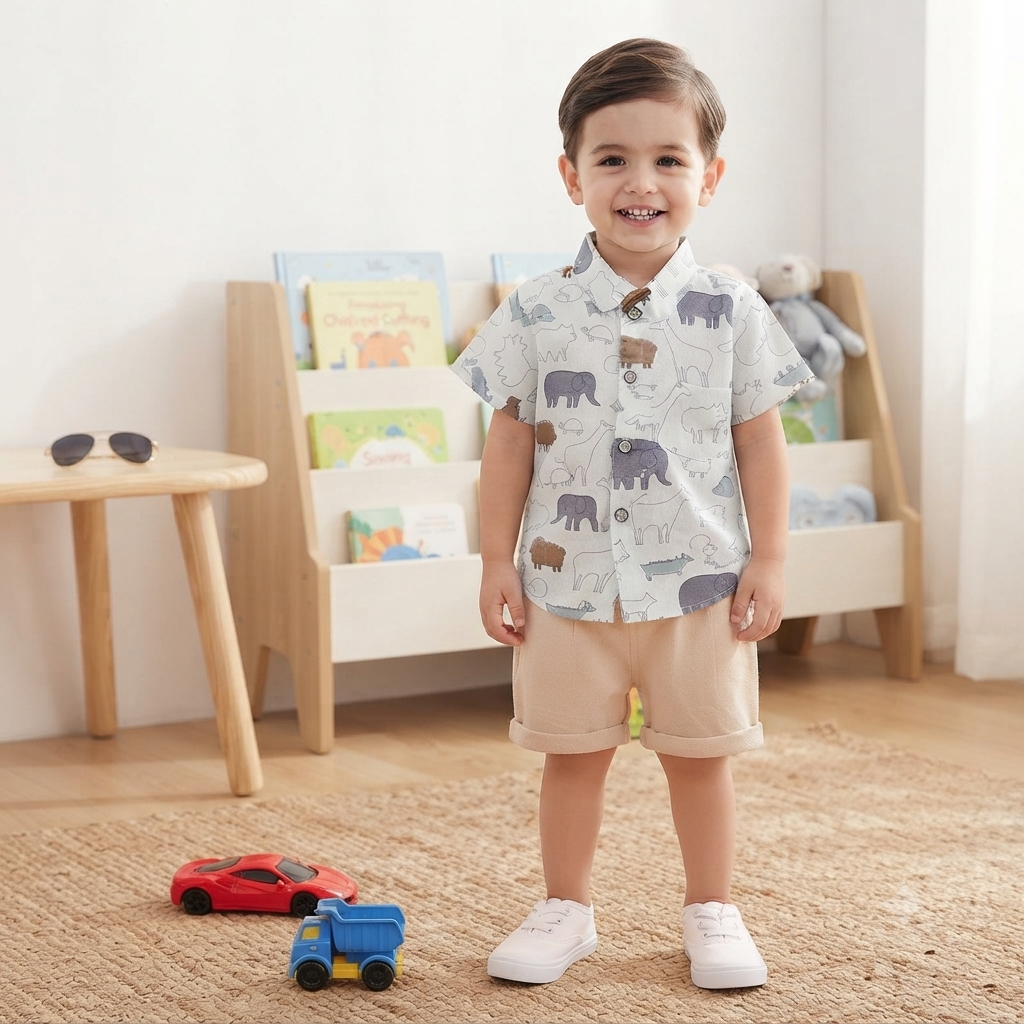 Green Little Zoo Set