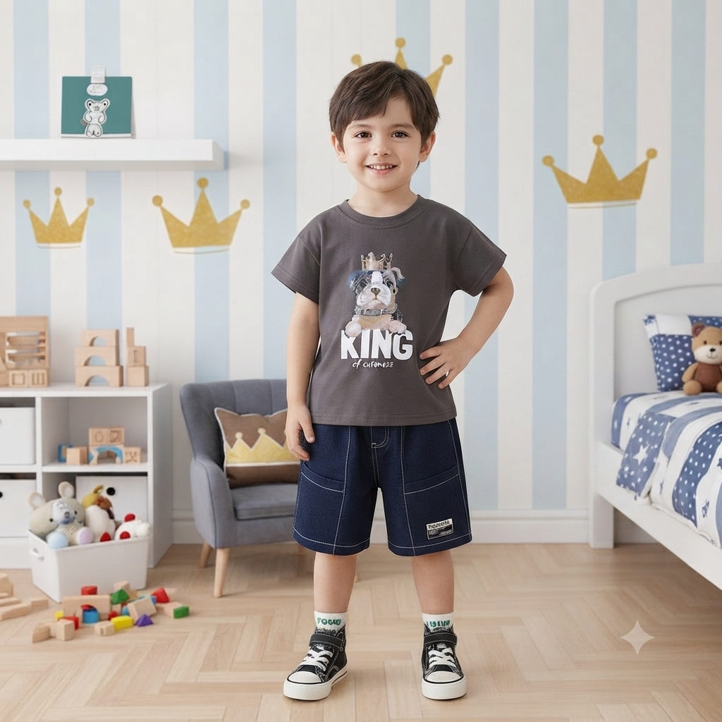 Brown Royal King Set