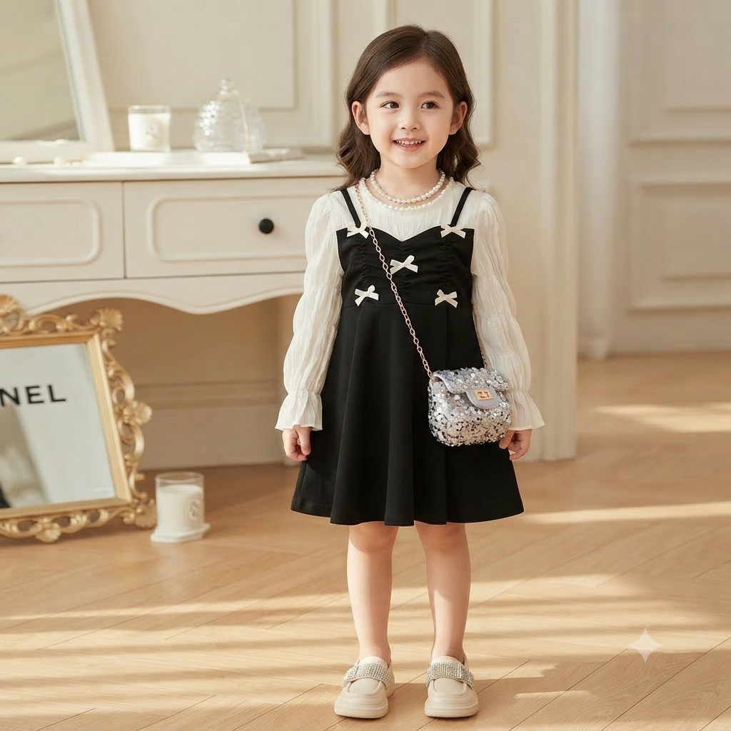 Tiny Ribbon Tales Bow Frock