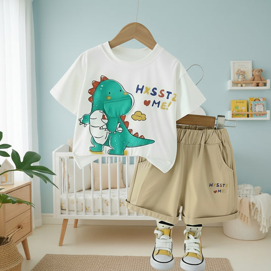 Babdiaa Short Set - White