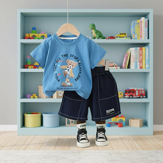 Bluss Short Set - Blue