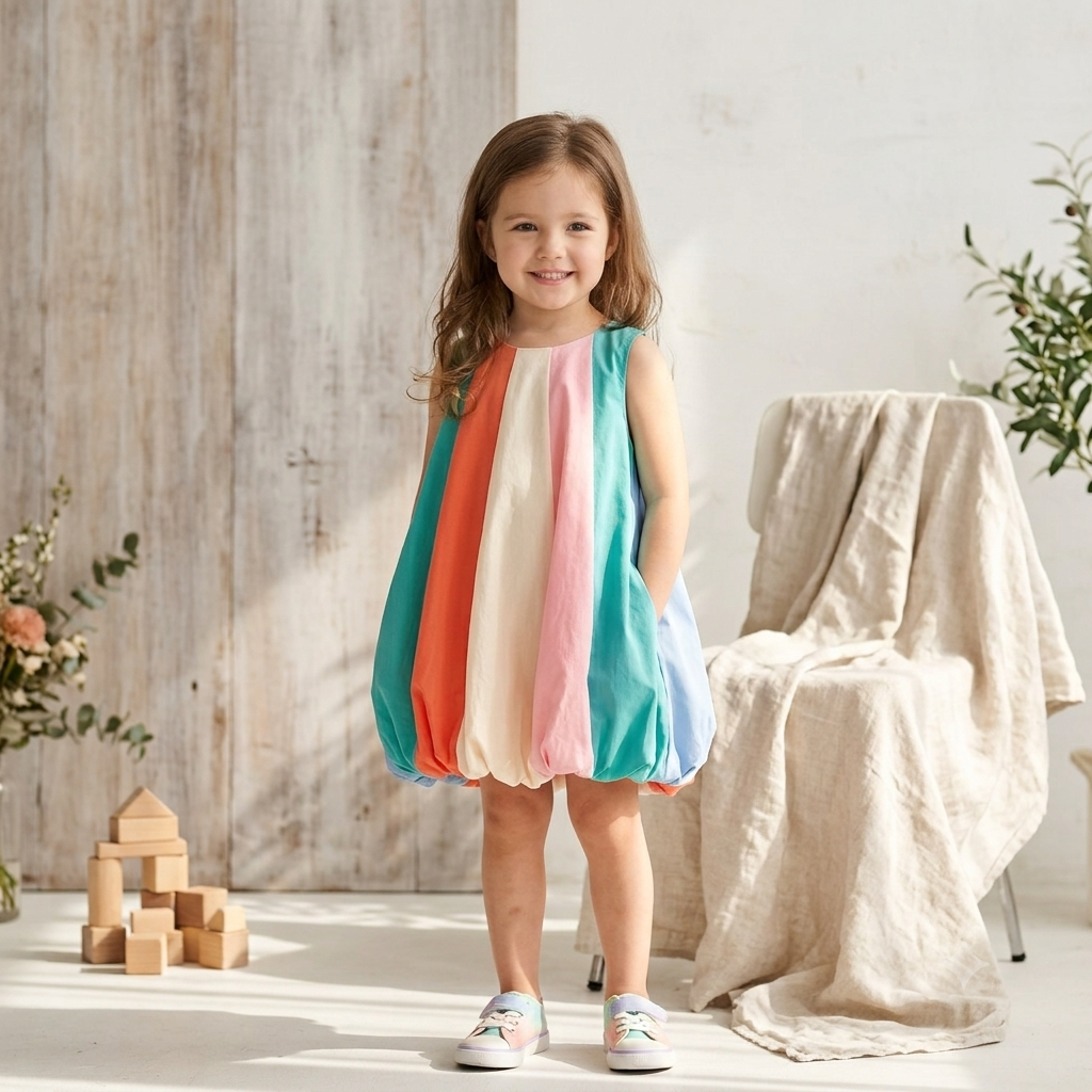 Color Sprout Day Dress