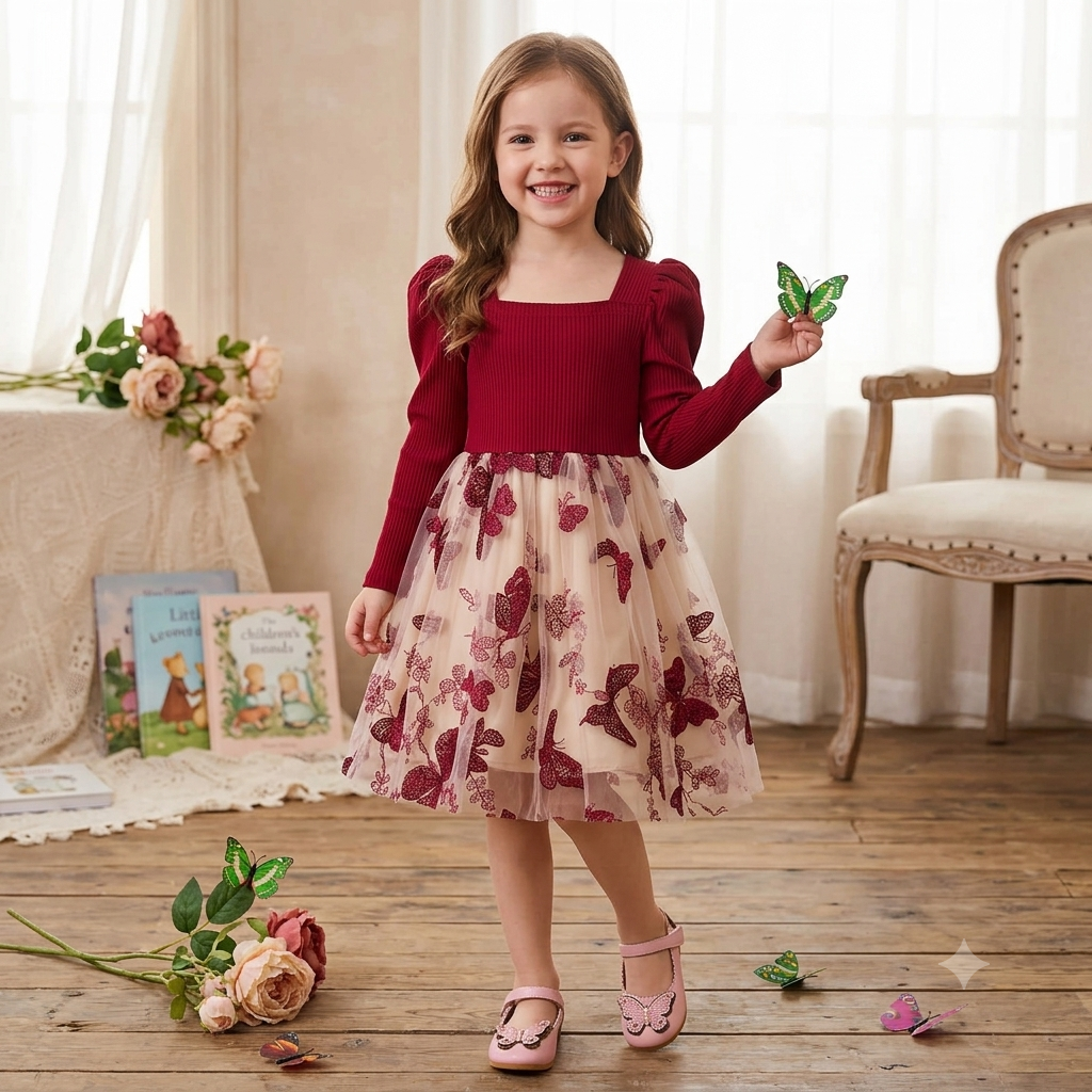 Blush Berry Bloom Dress