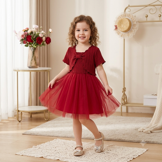 Classic Red Dress Set