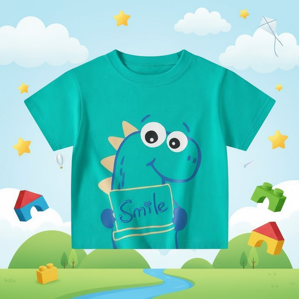 Green Roar & Smile Tee