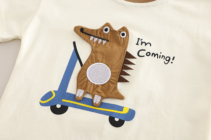 Brown Scoot Short Set