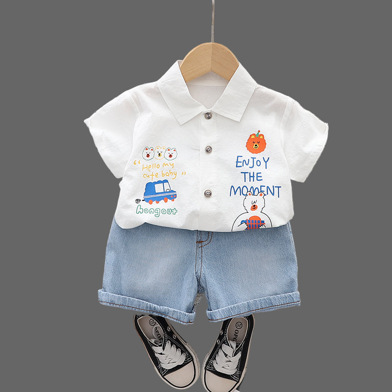 White Jaami Short Set