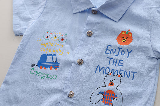 Blue Jaami Short Set