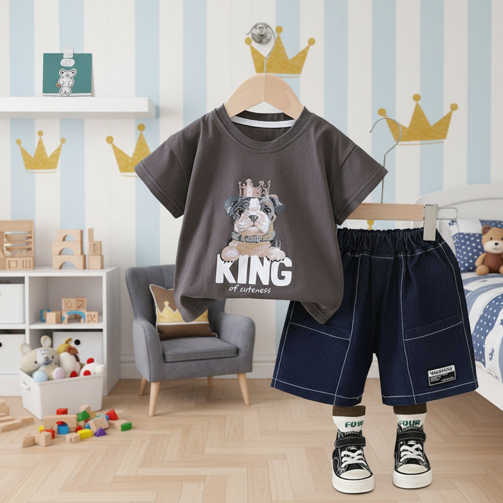 Brown Royal King Set