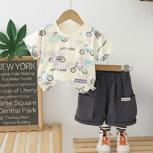 Rider Short Outfit - Gray