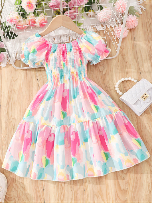 Color Splash Multicolor Dress