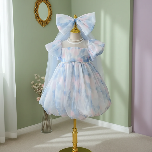 Blue Fairy Pearl Frock