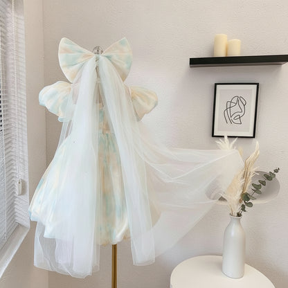 Golden Pearl Net Frock