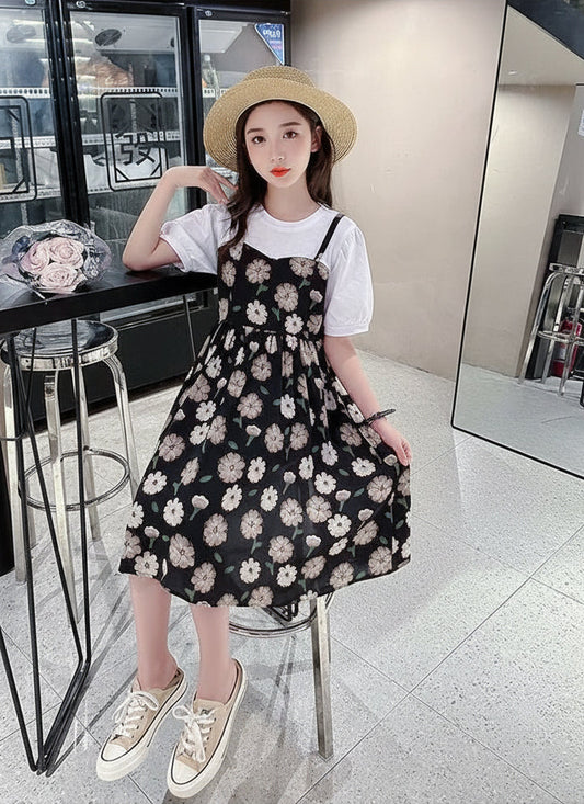 Mono Bloom Couture Frock
