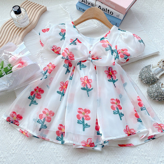 White Rose Pearl Frock