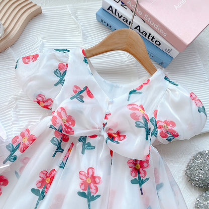 White Rose Pearl Frock